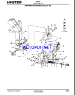 Hyster W40XL, W60XL, B40XL, B60XL (D135) Walkie-Rider Forklift Parts Manual