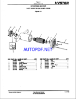 Hyster R30CH (A186) Rackloader Parts Manual