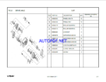 Utilev UT6.0T Electric Tow Tractor Truck Parts Manual