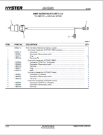Hyster W25ZA2, W30ZA2 (B495) Forklift Parts Manual