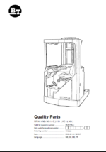 BT RR N1, N2, N3C, 15AC, ACi Reach Truck Quality Parts Manual