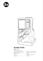 BT RR N3-AC Reach Truck Quality Parts Manual
