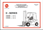 BT C4D400E, C4D450E, C4D500E Diesel Forklift Quality Parts Manual