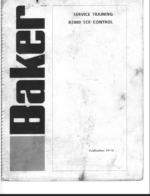 BT B2000 SCR Electric Pallet Truck Service Training Manual