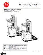 BT RRX35, RRX45, RDX30, RSX40, RSX50 Reach Truck Quality Parts Manual