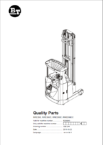 BT RRE250, RRE250C, RRE250E, RRE250EC Reach Truck Quality Parts Manual