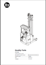 BT RRE200C Reach Truck Quality Parts Manual