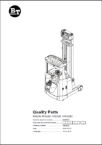 BT RRE200, RRE200C, RRE200E, RRE200EC Reach Truck Quality Parts Manual