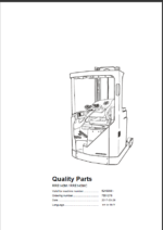 BT RRE140M, RRE140MC Reach Truck Quality Parts Manual