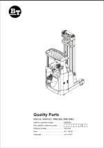 BT RRE140, RRE140C, RRE140E, RRE140EC Reach Truck Quality Parts Manu