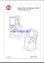 BT RT Series Reach Truck Master Service Manual