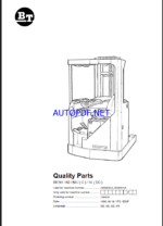 BT RR N1, N2, N3-C, 14-DC Reach Truck Quality Parts Manual