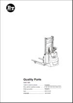 BT SWE120S Electric Stacker Quality Parts Manual