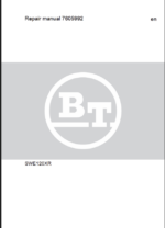 BT SWE120XR Pedestrian Stacker Repair Manual (7605992)