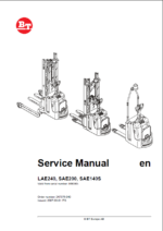 BT LAE240, SAE200, SAE140S Master Service Manual