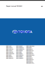 BT RRE140H, RRE140HC, RRE140HCC, Reach Truck Repair manual