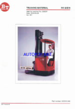 BT RR B, RR E, RR N Reach Truck Training Material (336097-)