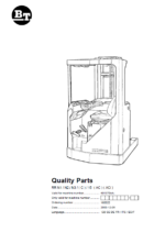 BT RR N1, N2, N3, C, 15AC, ACi Reach Truck Quality Parts Manual