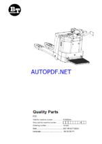 BT P20 Powered Pallet Truck Quality Parts Manual