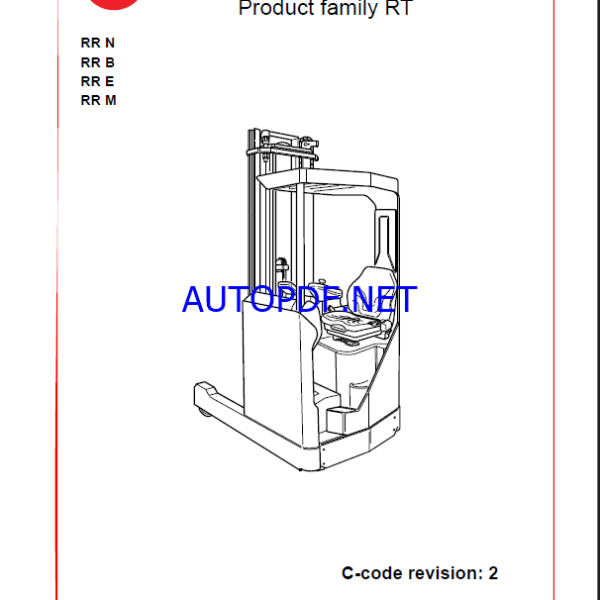 BT RR N, RR B, RR E, RR M Reach Truck Master Service Manual