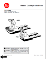 BT PMX, QMX Electric Pallet Truck Quality Parts Manual