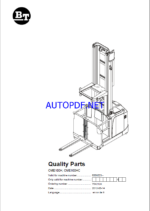 BT OME100H, OME100HC Order Picker Quality Parts Manual