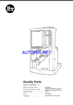 BT RR M14, RR M14C, RR M15 Reach Truck Quality Parts Manual
