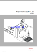BT LPE240 Electric Pallet Truck Repair Manual
