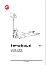 BT LHM230, LHM300 Hand Pallet Truck Master Service Manual