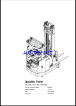 BT RRE120B, RRE140B, RRE160B Reach Truck Quality Parts Manual