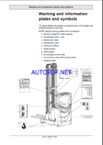 BT RRE140, 140C, 140E, 140CC, 140ECC, RRE160, 160C, 160E, 160CC, 160ECC, RRE180, 180C, 180E, Operators Manual