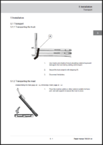 BT SWE140S, SWE145, SWE145L, SWE160, SWE160L, SWE200, SWE200L Pedestrian Stacker Repair Manual (7590354)