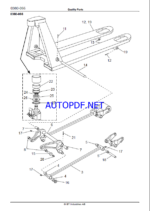 BT L2000L, L2000Z Hand Pallet Truck Quality Parts Manual
