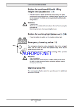 BT OME100MW Order Picker Operators Manual