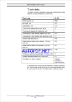 BT OL25, OL25P Order Picker Operators Manual