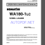 Komatsu WA180-1LC WHEEL LOADER Operation and Maintenance Manual (CEAMW17021)