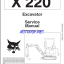 Bobcat 220 Excavator Service Manual (6720230) (SN 508211001-508211999)