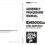 EH5000AC-3(T4F) ASSEMBLY PROCEDURE MANUAL