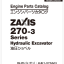 ZX270-3 Series ISUZU4HK1-XYSA03 Engine Parts Catalog