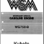 Kubota WG750-B Gasoline Engine Workshop Manual