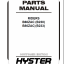 Hyster B60ZAC (B230) B80ZAC (B233) Riders Parts Manual