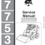 Bobcat 7753 Loader Service Manual (6720899) (SN 509611001-509615999)