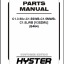 Hyster C1.3 80v-C1.5SWB-C1.5MWBC1.5LWB [V35ZMU] (B464) Forklift Parts Manual