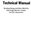 Working Range and Base Machine Roll Angle Monitor System (For EX-5 Excavator) Service manual