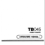 Takeuchi TB045 Compact Excavator Operators Manual (OK2-107E1)