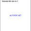 Takeuchi TS50V, TS60V Skid Steer Parts Manual (7000-830)