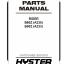 Hyster B60Z (A230) B80Z (A233) Rider Parts Manual
