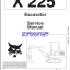 Bobcat 225 Excavator Service Manual (6720347) (SN 508311001-508311999)