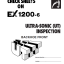 EX1200-6 ULTRA-SONIC (UT) INSPECTION CHECK SHEETS