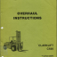 Clark Clarklift C500 Forklift Overhaul Instructions (OH428)